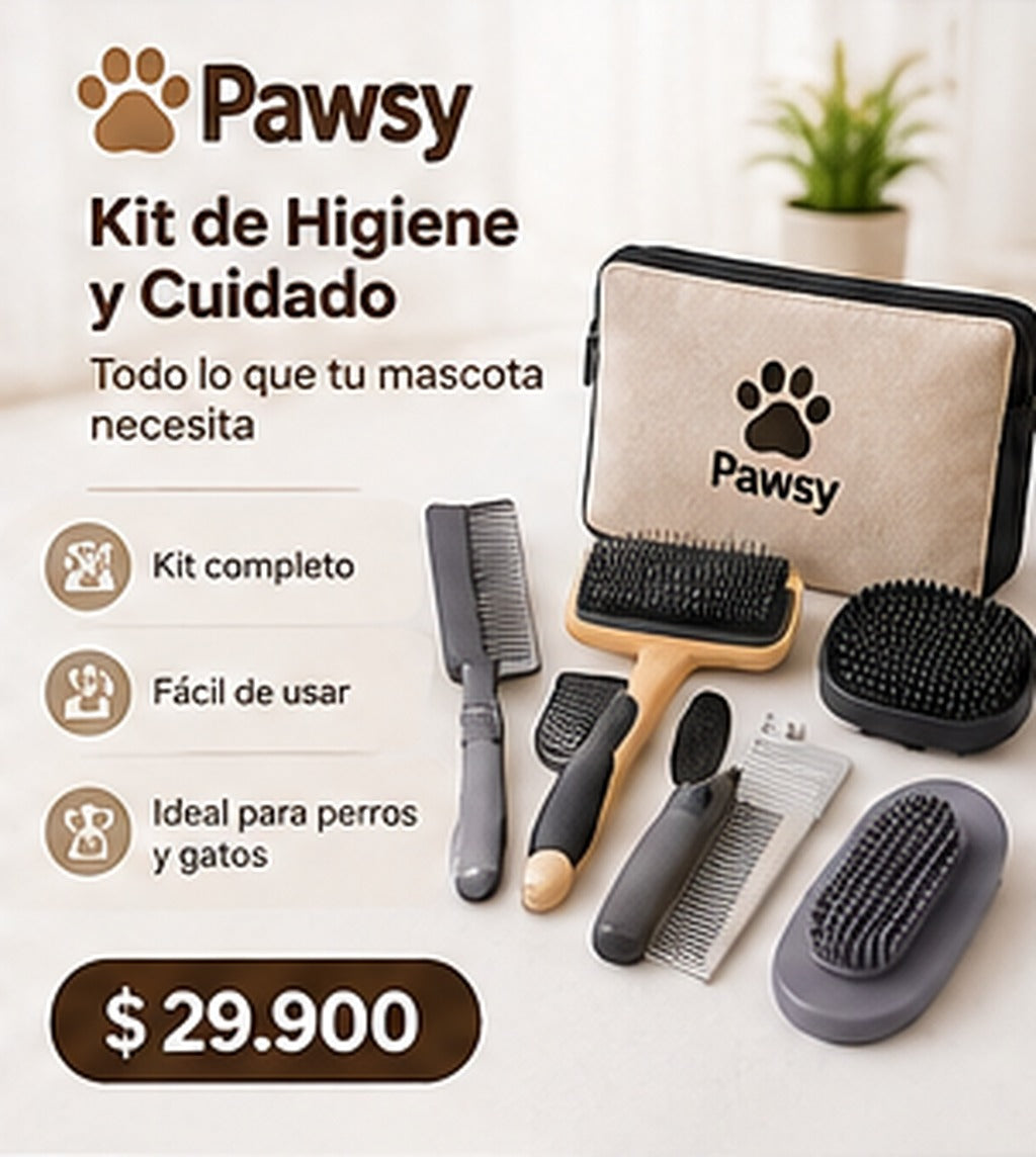 Kit de Higiene y Cuidado - Pawsy